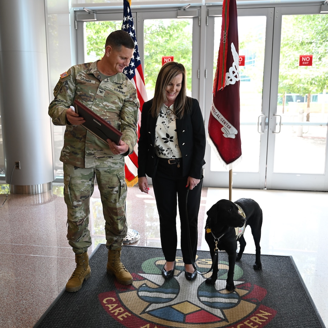 Photo of Solomon during promotion ceremony