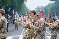 More than 800 National Guard members were activated in support of the 250th Army Birthday Festival and Parade. The Guard members, from the District of Columbia, Mississippi, West Virginia and Pennsylvania assisted various agencies and played a crucial role in ensuring the safety of events. Additionally, four members of the DC National Guard’s 257th Army Band performed with the New York Army National Guard's 42nd Infantry Division Band in the parade, representing the National Guard at a special request.