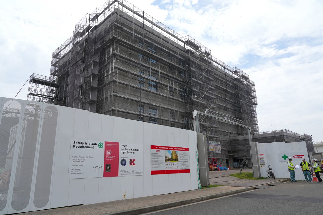 Buidling a new school in Yokosuka, Japan.