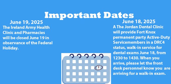 Important Dates