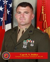 Captain Hunter N. Doliber, Commanding Officer, Co. A, 4th Light Armored Reconnaissance Battalion