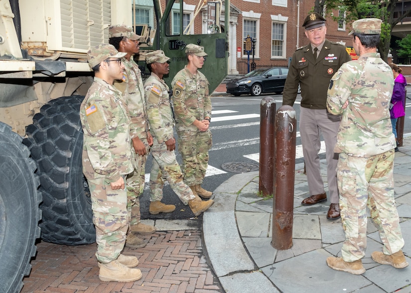 PHILADELPHIA – The Adjutant General of Pennsylvania Maj. Gen. John R. Pippy, joined by other Army senior leaders and elected officials gathered here today to mark the U.S. Army’s 250th Birthday in the city where it was born.