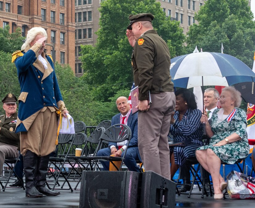 PHILADELPHIA – The Adjutant General of Pennsylvania Maj. Gen. John R. Pippy, joined by other Army senior leaders and elected officials gathered here today to mark the U.S. Army’s 250th Birthday in the city where it was born.