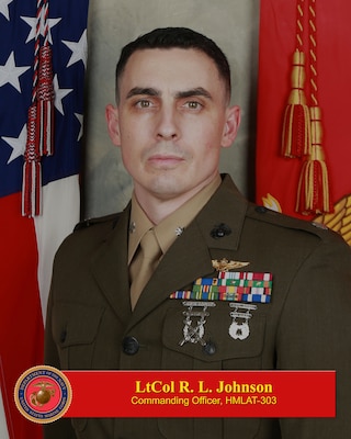 Portrait of LtCol Robert L. Johnson III