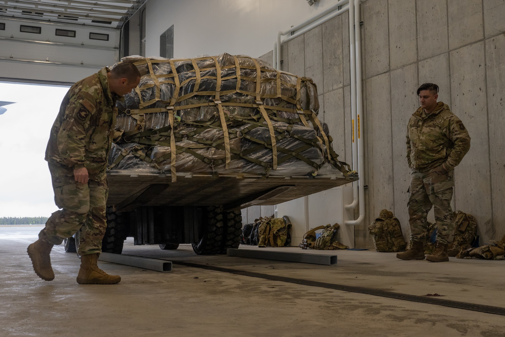Airmen assigned to the 673d Air Base Wing and 3rd Wing came together to form the 3rd AEW during the exercise, testing and training their ability to receive and launch F-22 Raptor aircraft in austere locations and execute Agile Combat Employment techniques in preparation for Exercise Resolute Force Pacific.