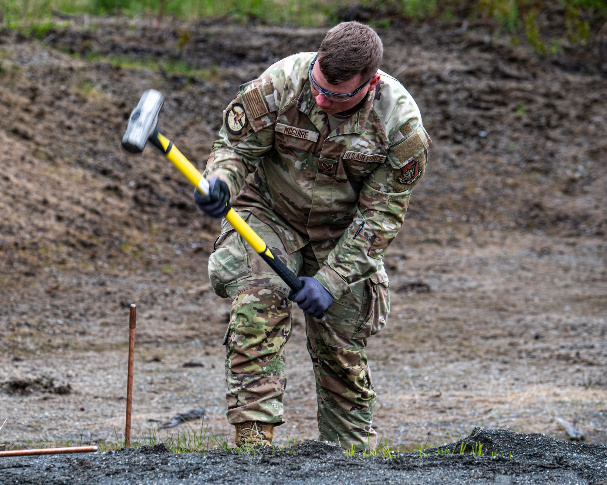 Airmen assigned to the 673d Air Base Wing and 3rd Wing came together to form the 3rd AEW during the exercise, testing and training their ability to receive and launch F-22 Raptor aircraft in austere locations and execute Agile Combat Employment techniques in preparation for Exercise Resolute Force Pacific.