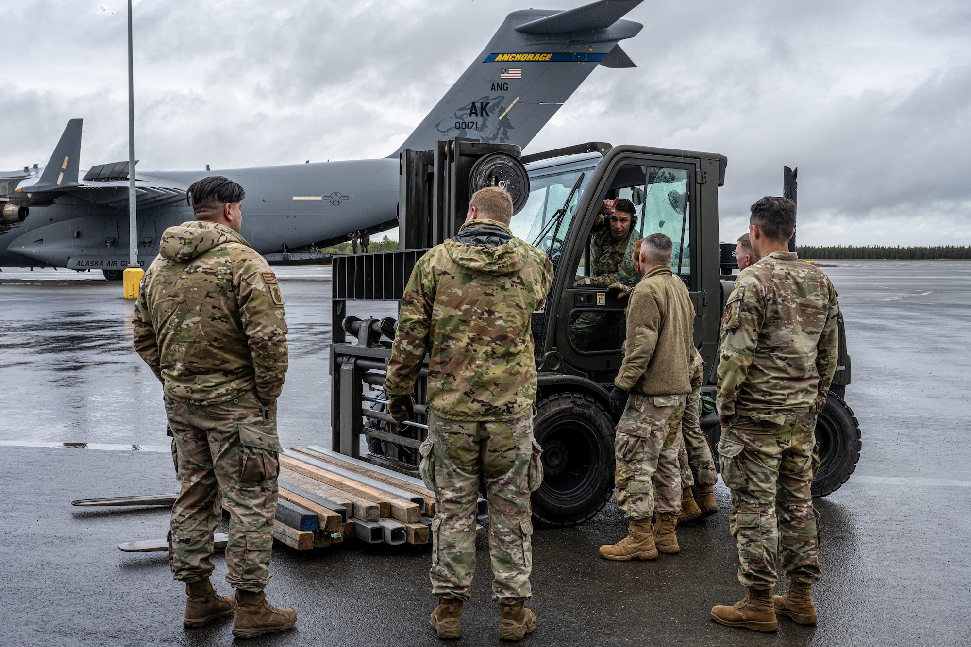 Airmen assigned to the 673d Air Base Wing and 3rd Wing came together to form the 3rd AEW during the exercise, testing and training their ability to receive and launch F-22 Raptor aircraft in austere locations and execute Agile Combat Employment techniques in preparation for Exercise Resolute Force Pacific.