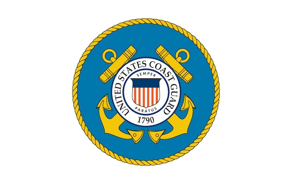 U.S. Coast Guard logo.