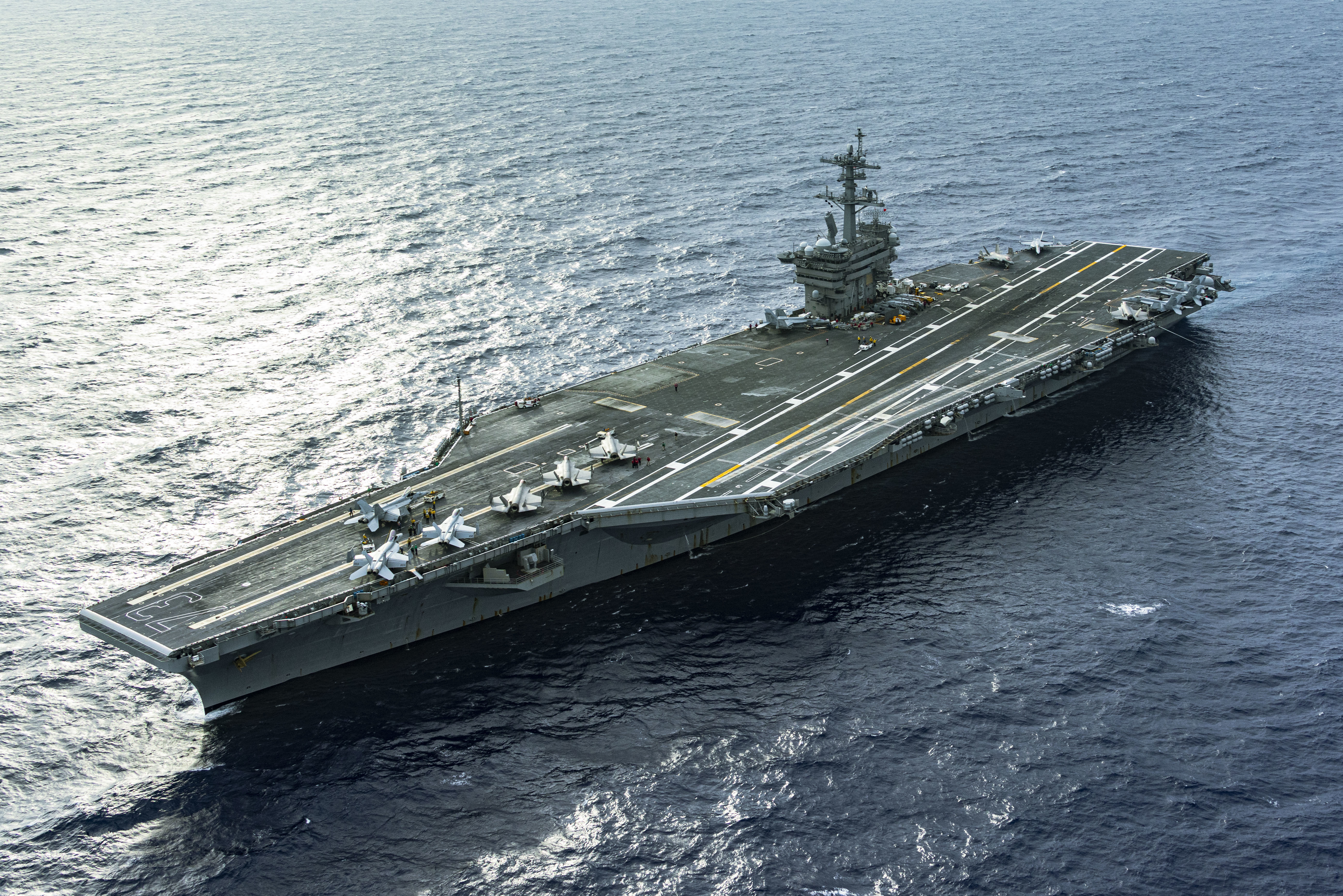 USS George Washington transits Philippine Sea