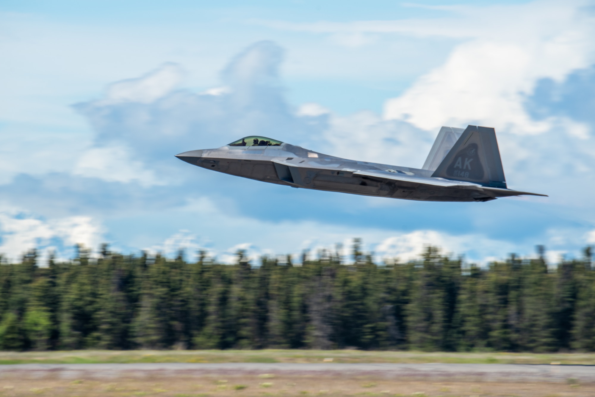 Airmen assigned to the 673d Air Base Wing and 3rd Wing came together to form the 3rd Air Expeditionary Wing during the exercise, testing and training their ability to receive and launch F-22 Raptor aircraft in austere locations and execute Agile Combat Employment techniques in preparations for Exercise Resolute Force Pacific.