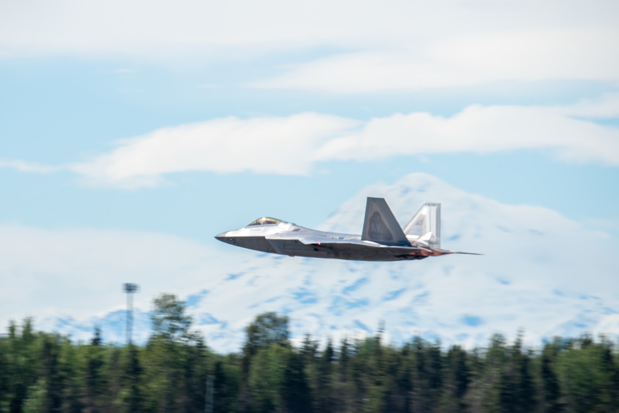 Airmen assigned to the 673d Air Base Wing and 3rd Wing came together to form the 3rd Air Expeditionary Wing during the exercise, testing and training their ability to receive and launch F-22 Raptor aircraft in austere locations and execute Agile Combat Employment techniques in preparations for Exercise Resolute Force Pacific.