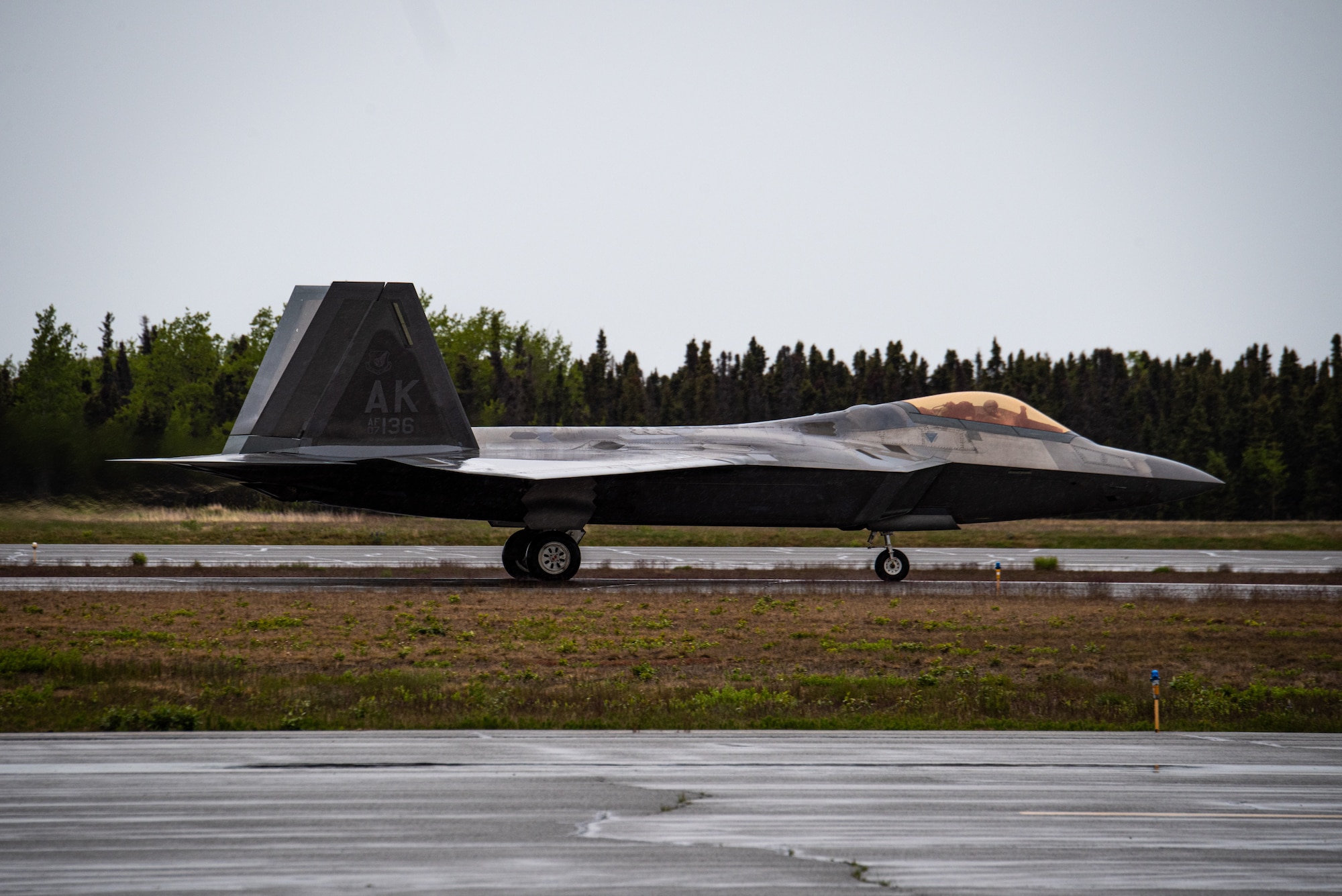 Airmen assigned to the 673d Air Base Wing and 3rd Wing  came together to form the 3rd Air Expeditionary Wing during the exercise, testing and training their ability to receive and launch F-22 Raptor aircraft in austere locations and execute Agile Combat Employment techniques in preparations for Exercise Resolute Force Pacific.
