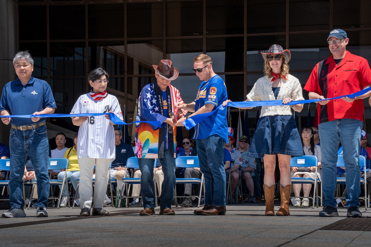 American and Japanese families gather near Misawa Air Base during American Day 2025 at Misawa, Japan, Jun 15, 2025