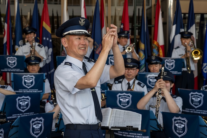 American and Japanese families gather near Misawa Air Base during American Day 2025 at Misawa, Japan, Jun 15, 2025