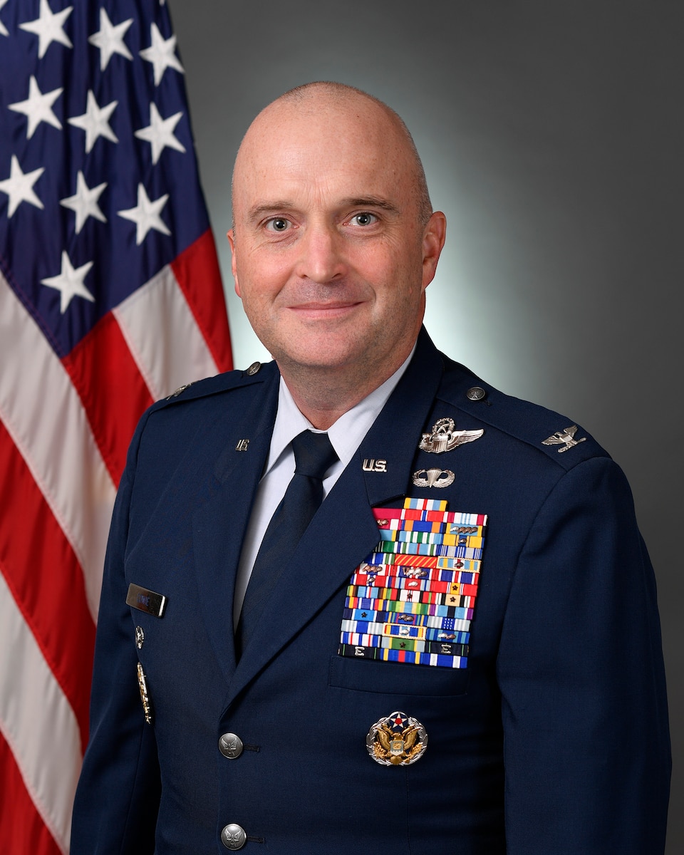 Col. Leland Cowie, Bio (U.S. Air Force photo by Eric Dietrich)