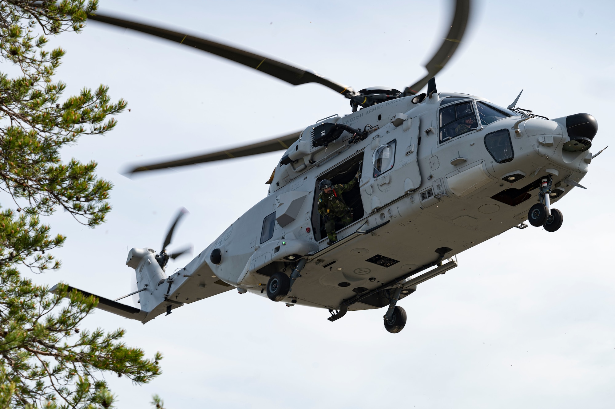 helicopter in the sky