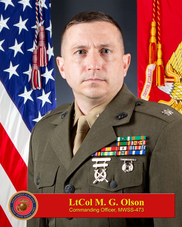 COMMANDING OFFICER
MARINE WING SUPPORT SQUADRON 473