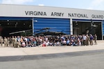 The Virginia Army National Guard Recruiting and Retention Battalion hosts a Civic Leader Appreciation Day June 6, 2025, at the Army Aviation Support Facility in Sandston, Virginia. Educators from around the state met senior leaders of the VAARNG, learned information about the organization and opportunities available to their students, and got to experience a flight in a Black Hawk helicopter courtesy of the 2nd Battalion, 224th Aviation Battalion. (U.S. National Guard photo by A.J. Coyne)