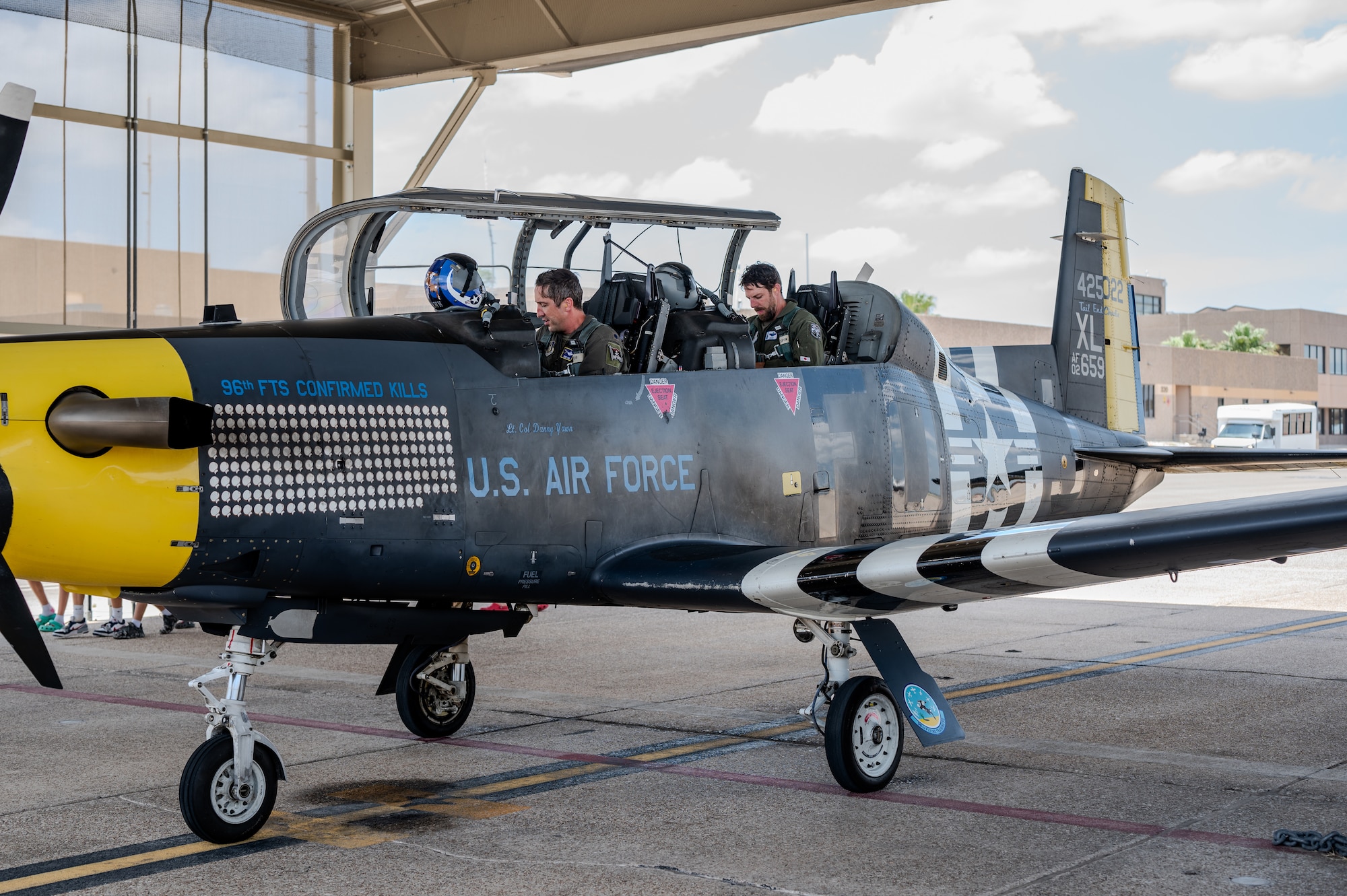 In the cockpit of a T-6A Texan II, thousands of feet above the West Texas desert, one instructor pilot (IP) reached a milestone that few in the Air Force ever do: 3,000 flight hours in a single aircraft.