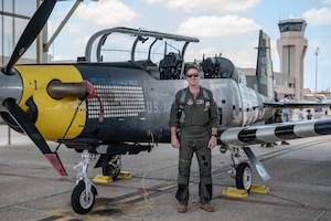 In the cockpit of a T-6A Texan II, thousands of feet above the West Texas desert, one instructor pilot (IP) reached a milestone that few in the Air Force ever do: 3,000 flight hours in a single aircraft.