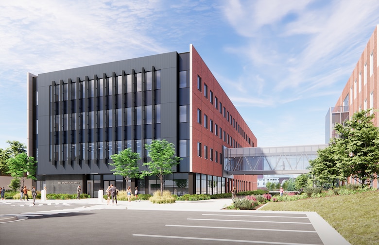 Plant Sciences Building exterior digital rendering
