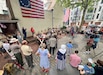 The Philadelphia Flag Day Association held a Flag Day celebration at the Betsy Ross House June 14 in Philadelphia. Brig. Gen. Daniel Hershkowitz, deputy commanding general of the U.S. Army Reserve’s 99th Readiness Division, served as guest speaker at the event. Also speaking at the event were Councilman Mark Squilla of Philadelphia’s First Council District, and Philadelphia Flag Day Association Chairperson Patricia Coyne. (U.S. Army photo by Sgt. 1st Class Deziree Lau, 99th RD Public Affairs)