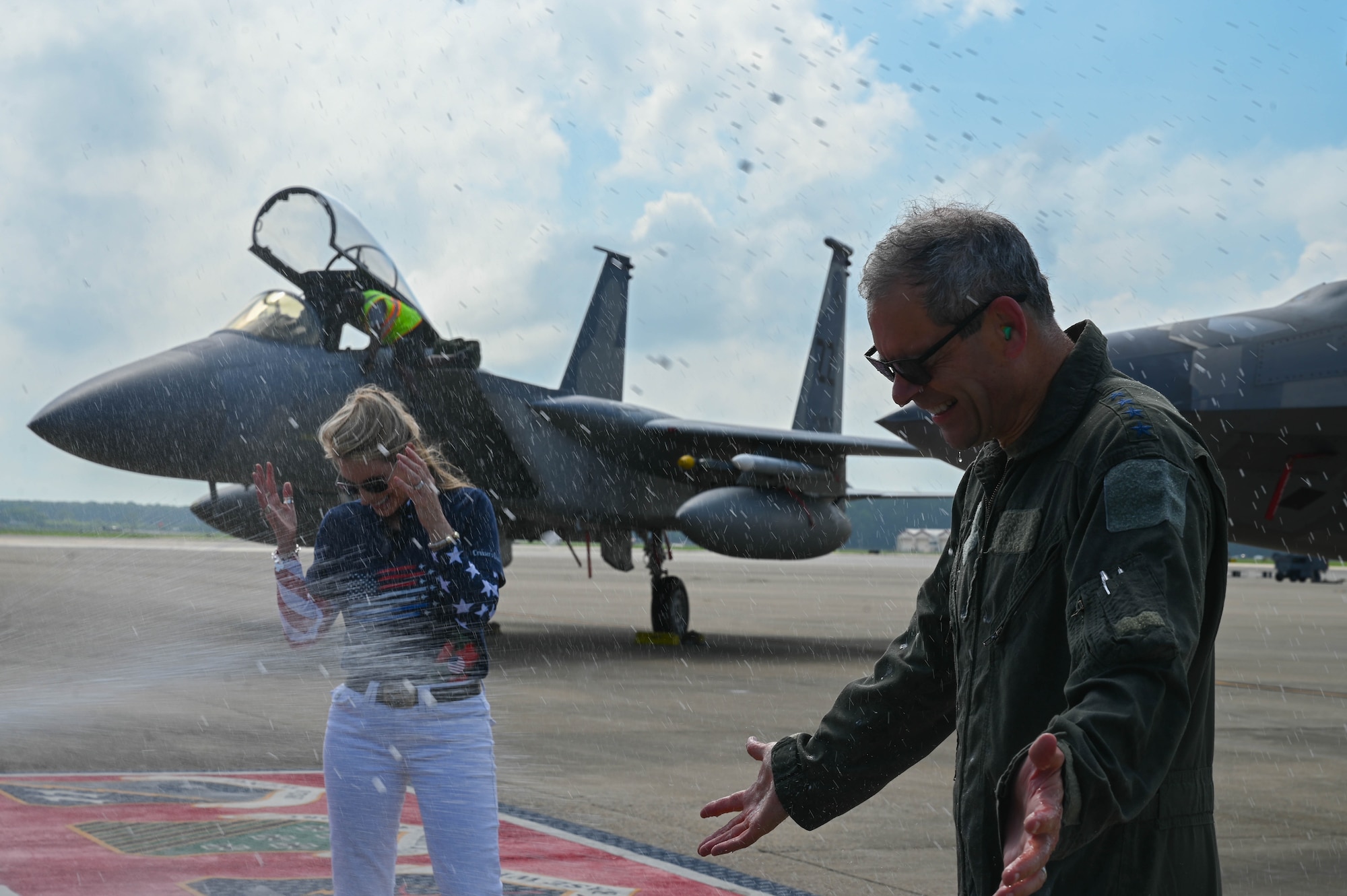Gen. Ken Wilsbach completes his fini-flight.
