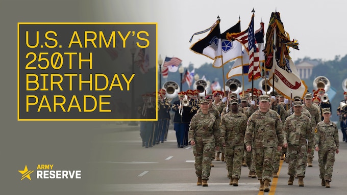 Army Reserve celebrates U.S. Army’s 250th birthday with historic parade in Washington, D.C.