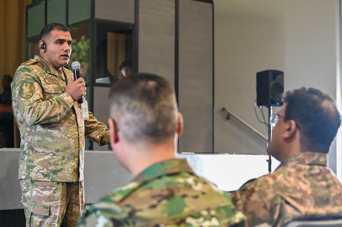 JOINT BASE CAPE COD, Mass. — Nearly 250 military personnel from Kazakhstan, Kyrgyz Republic, Pakistan, Tajikistan, Turkmenistan (U.N. neutral participant), Uzbekistan, Mongolia, and the United States, along with observers from Armenia, United Kingdom, and Georgia, began the 14-day Regional Cooperation 25 exercise June 16 at Joint Base Cape Cod.
Hosted by the Massachusetts Army National Guard, the multilateral command post and field training exercise runs through June 27 and is the largest U.S. Central Command-led military-to-military exercise involving Central and South Asian (CASA) partners.