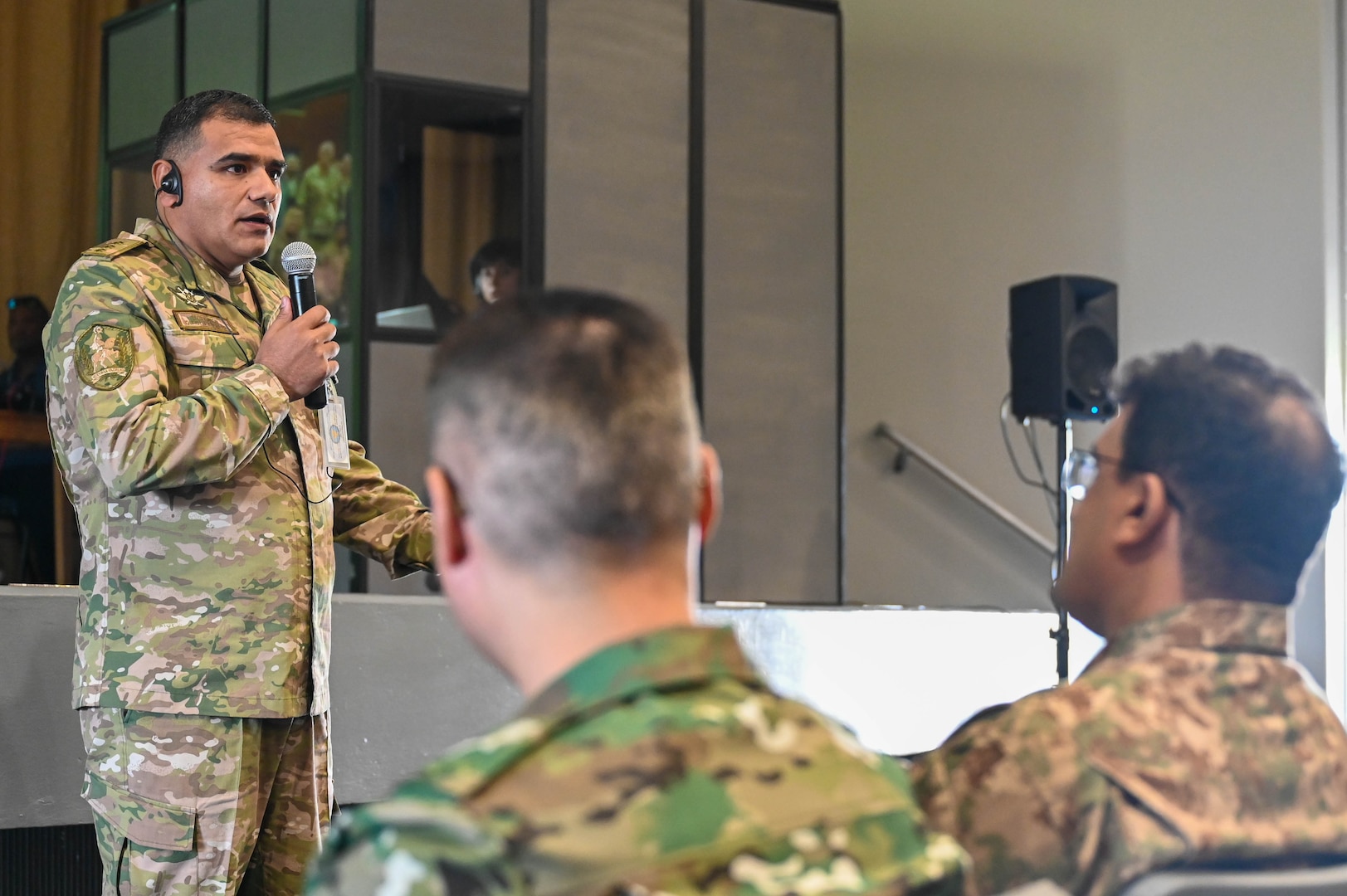 JOINT BASE CAPE COD, Mass. — Nearly 250 military personnel from Kazakhstan, Kyrgyz Republic, Pakistan, Tajikistan, Turkmenistan (U.N. neutral participant), Uzbekistan, Mongolia, and the United States, along with observers from Armenia, United Kingdom, and Georgia, began the 14-day Regional Cooperation 25 exercise June 16 at Joint Base Cape Cod.
Hosted by the Massachusetts Army National Guard, the multilateral command post and field training exercise runs through June 27 and is the largest U.S. Central Command-led military-to-military exercise involving Central and South Asian (CASA) partners.