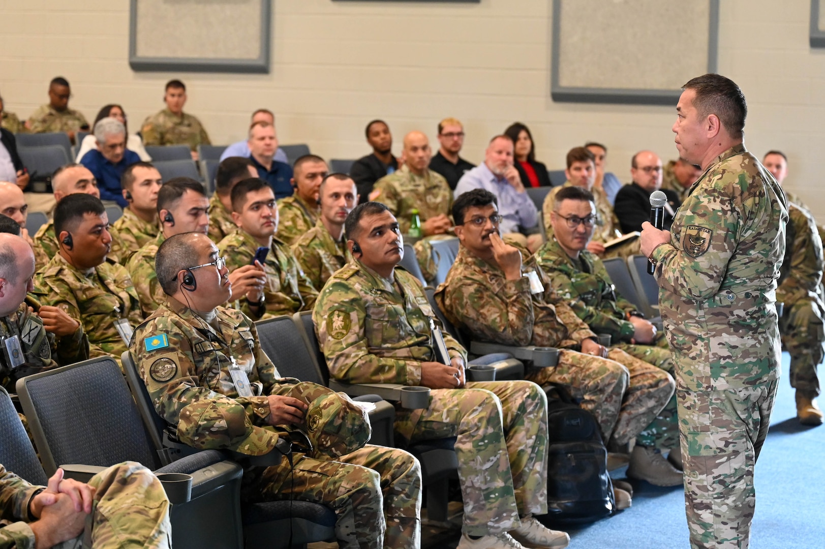 JOINT BASE CAPE COD, Mass. — Nearly 250 military personnel from Kazakhstan, Kyrgyz Republic, Pakistan, Tajikistan, Turkmenistan (U.N. neutral participant), Uzbekistan, Mongolia, and the United States, along with observers from Armenia, United Kingdom, and Georgia, began the 14-day Regional Cooperation 25 exercise June 16 at Joint Base Cape Cod.
Hosted by the Massachusetts Army National Guard, the multilateral command post and field training exercise runs through June 27 and is the largest U.S. Central Command-led military-to-military exercise involving Central and South Asian (CASA) partners.
