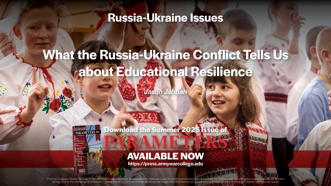 What the Russia-Ukraine Conflict Tells Us about Educational Resilience | Jason Jabbari