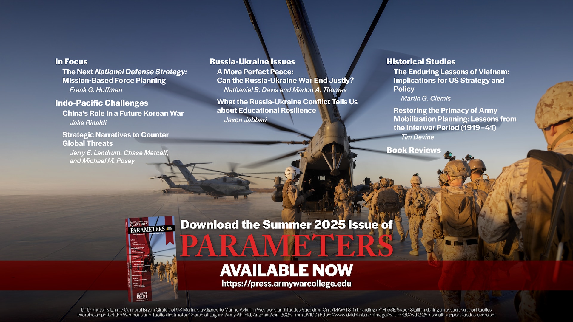 Parameters | Summer 2025