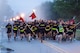 Servicemembers from across Fort Gordon joined in an early morning 2.5 mile run in honor of the Army's 250th Birthday June 13, 2025.