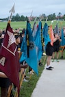 Servicemembers from across Fort Gordon joined in an early morning 2.5 mile run in honor of the Army's 250th Birthday June 13, 2025.