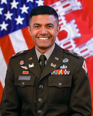 Lieutenant Colonel Guillermo J. Guandique assumed command of the Nashville District June 18, 2025. As commander and district engineer, Lt. Col. Green manages the water resources development and navigable waterways operations for the Cumberland and Tennessee River basins covering 59,000 square miles, with 42 field offices touching seven states and a work force of over 800 employees. (USACE Photo)