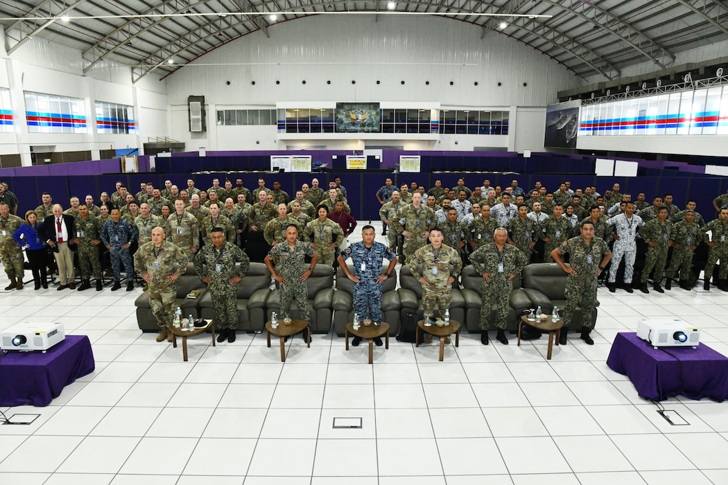 Group Photo for the 11th annual Bersama Warrior Exercise Opening Ceremonies at Kuantan, Malaysia, June 17, 2025.
