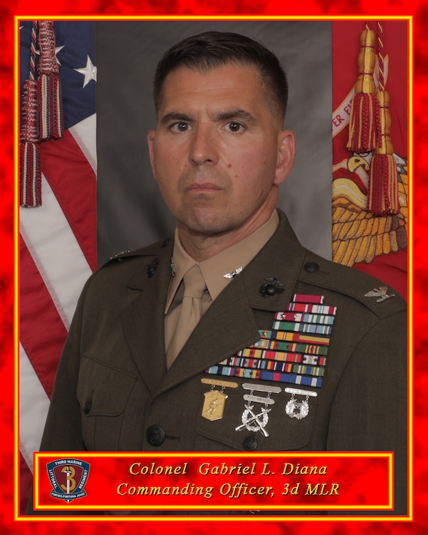 Col Gabriel L. Diana official command photo