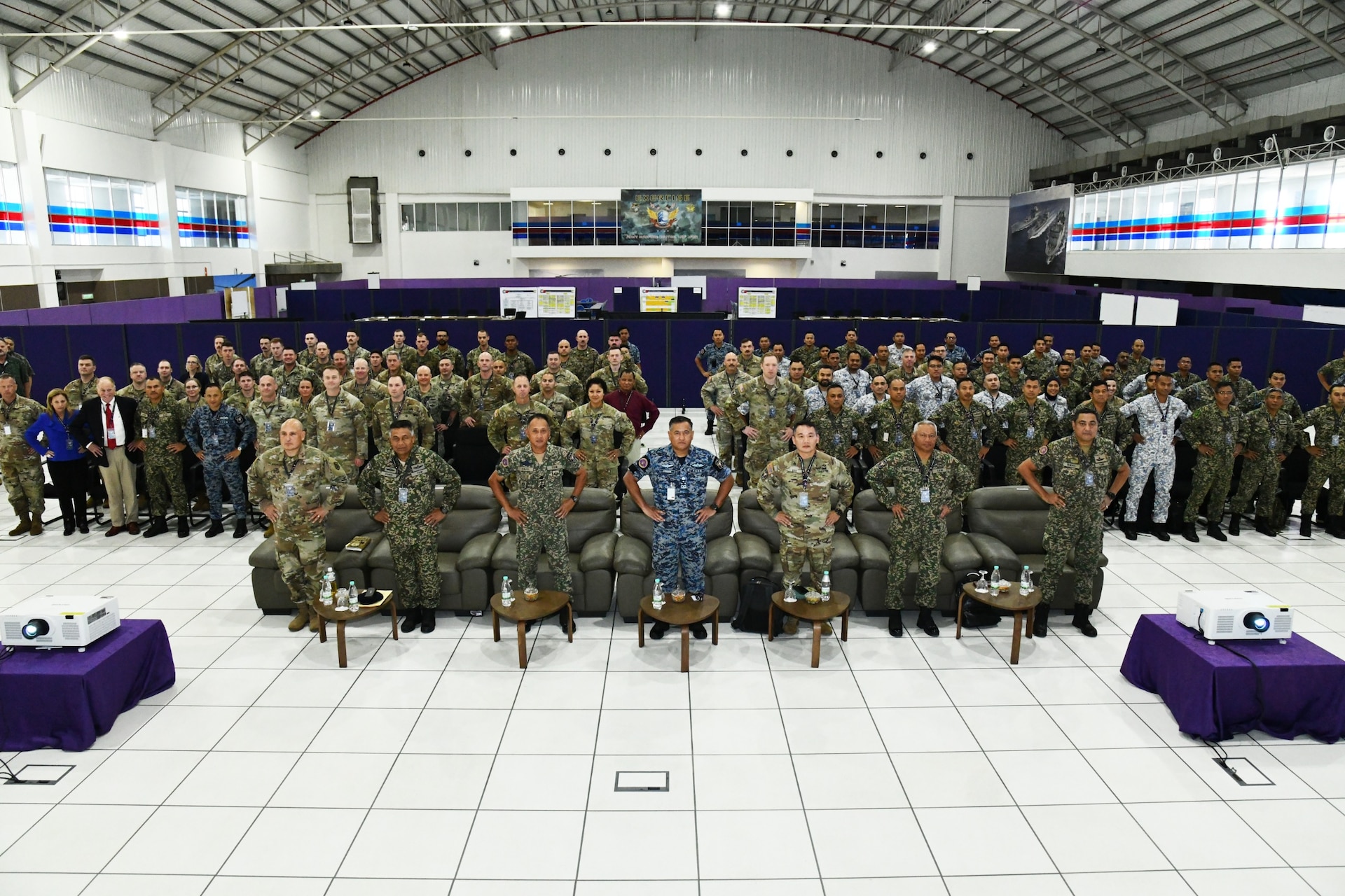 Group Photo for the 11th annual Bersama Warrior Exercise Opening Ceremonies at Kuantan, Malaysia, June 17, 2025.