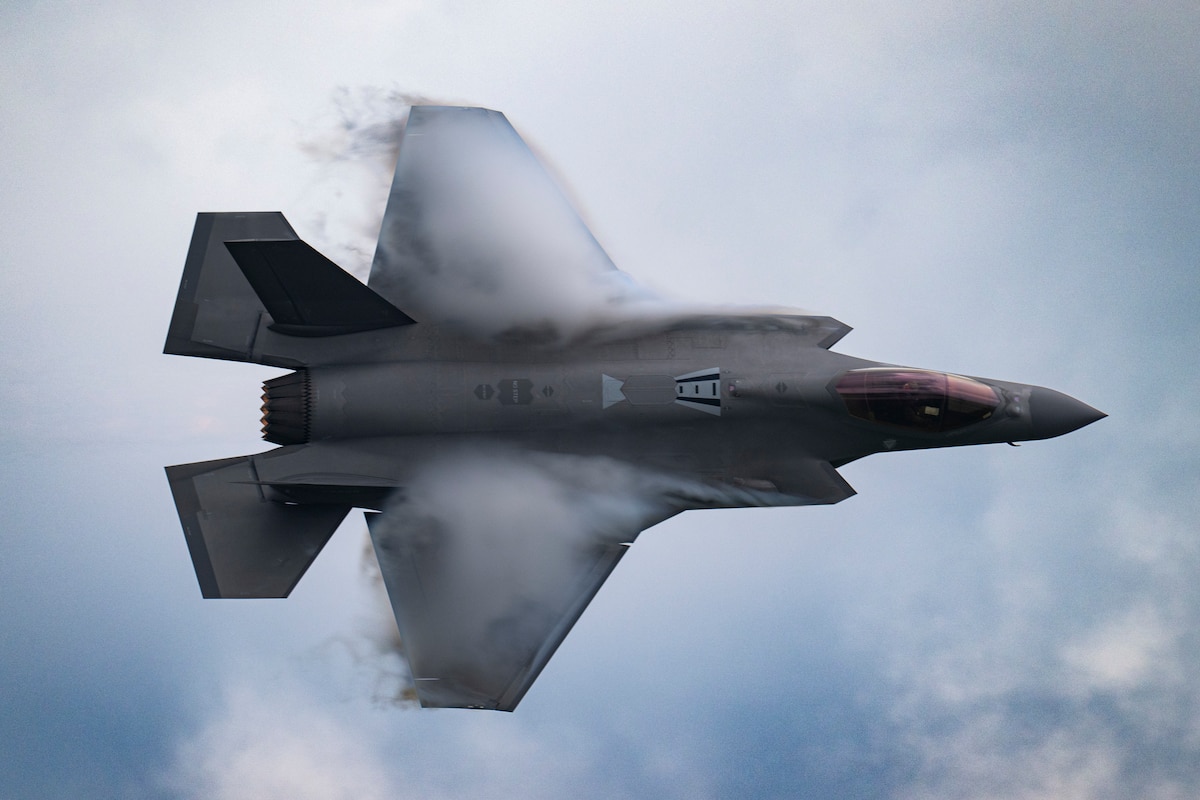 F-35A flying