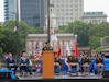 Gen. James Mingus, the vice chief of staff of the U.S. Army, served as keynote speaker at the Army’s 250th birthday celebration held in Philadelphia June 14 on Independence Mall. The event, which was hosted by the Philadelphia Chapter of the Association of the United States Army, was held a block away from Independence Hall, where on June 14, 1775, the Second Continental Congress passed a resolution to establish the Continental Army.  (U.S. Army photo by Mr. Sal Ottaviano, 99th RD Public Affairs)
