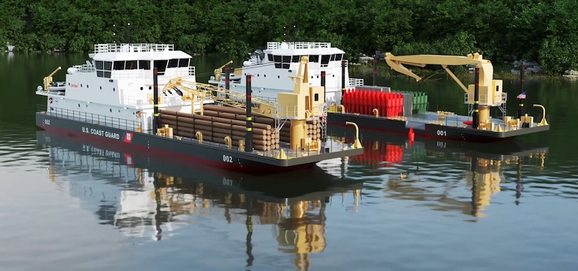 Construction of first waterways commerce cutter begins