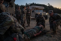 Various medical units hone emergency medicine skills in simulated scenarios