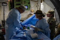 Various medical units hone emergency medicine skills in simulated scenarios
