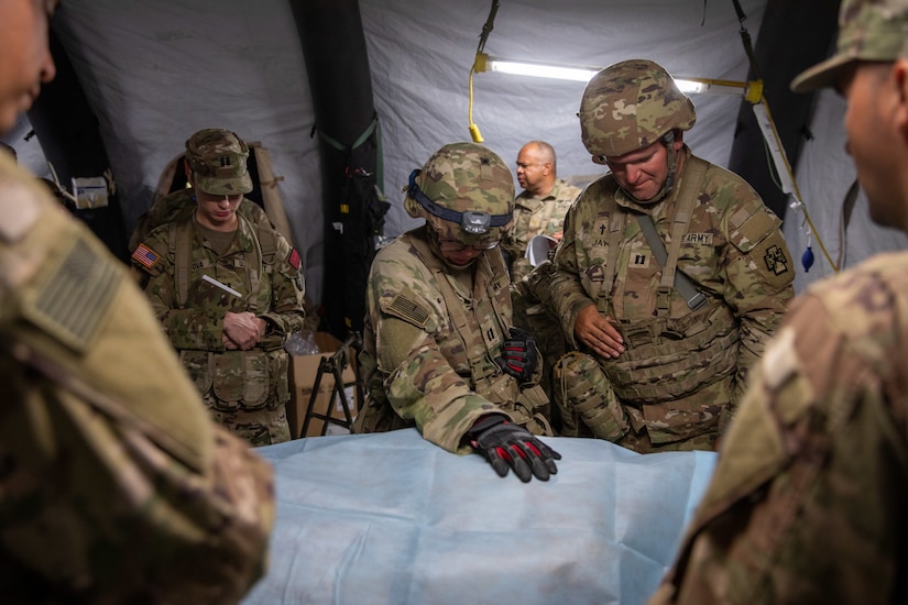 Various medical units hone emergency medicine skills in simulated scenarios
