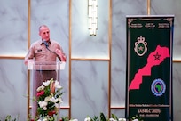 SEA John Raines, the senior enlisted advisor to the chief of the National Guard Bureau, attended the African Senior Enlisted Leader Conference in Rabat, Morocco, on June 12 as the keynote speaker, reaffirming commitment to counter terrorism, strengthening national security abroad, and bolstering alliances and partnerships.