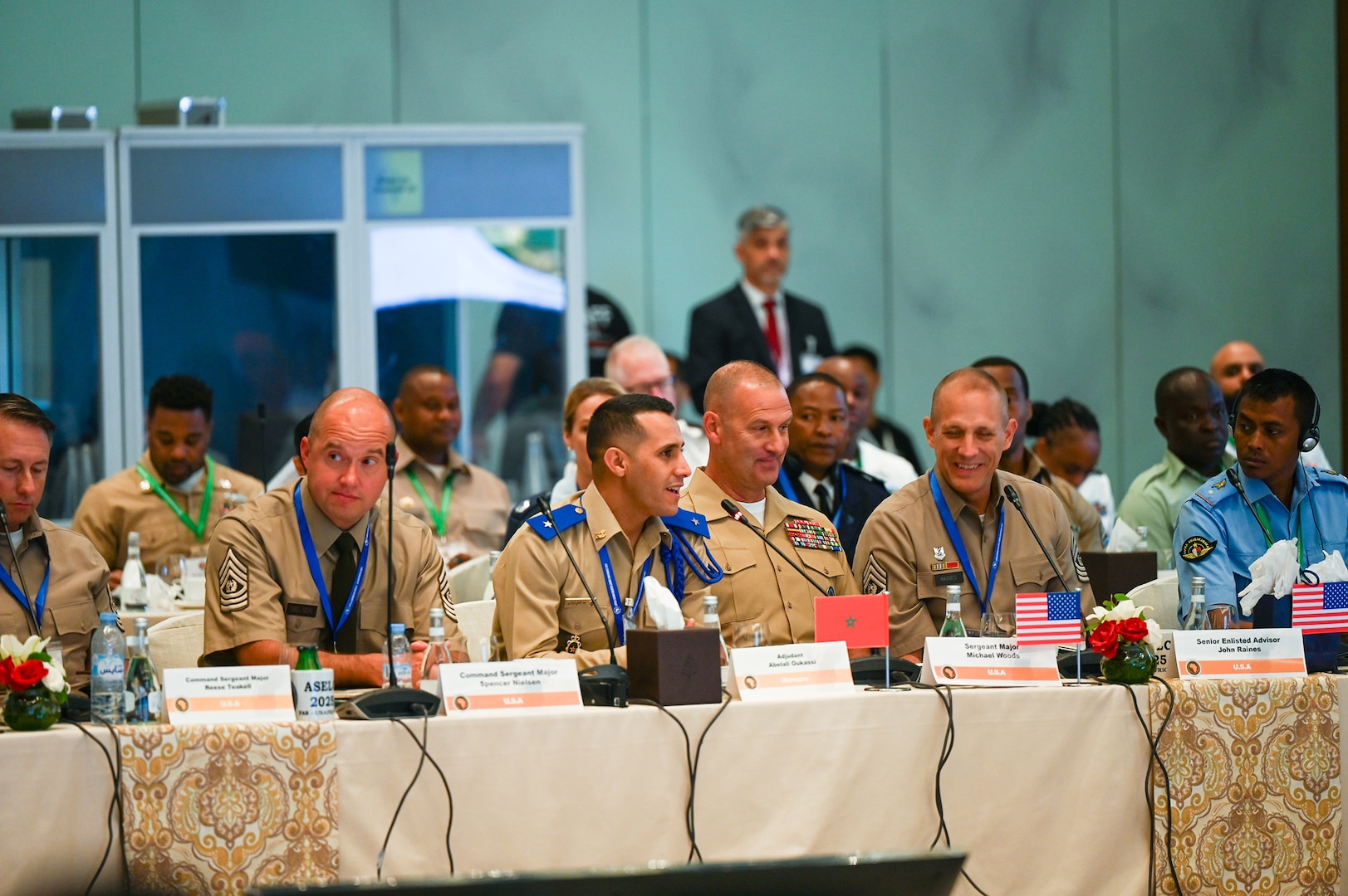 SEA John Raines, the senior enlisted advisor to the chief of the National Guard Bureau, attended the African Senior Enlisted Leader Conference in Rabat, Morocco, on June 12 as the keynote speaker, reaffirming commitment to counter terrorism, strengthening national security abroad, and bolstering alliances and partnerships.