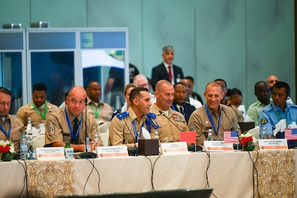 SEA John Raines, the senior enlisted advisor to the chief of the National Guard Bureau, attended the African Senior Enlisted Leader Conference in Rabat, Morocco, on June 12 as the keynote speaker, reaffirming commitment to counter terrorism, strengthening national security abroad, and bolstering alliances and partnerships.