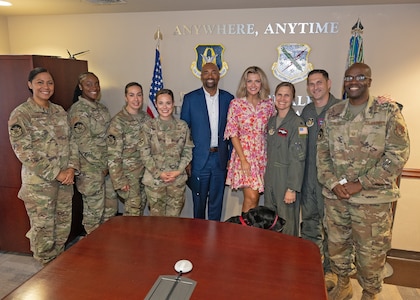 487th TRS welcomes new honorary commander