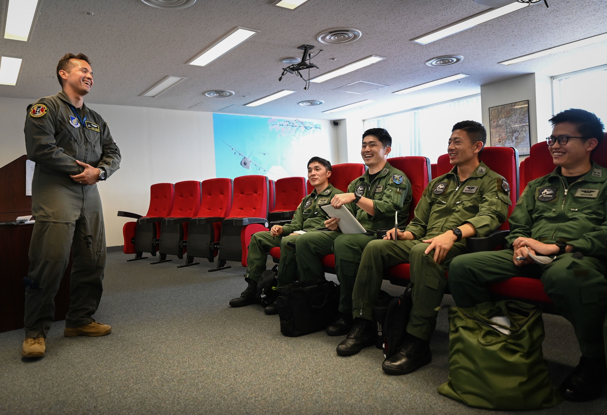 36 AS conducts operational a subject matter exchange with JASDF aircrew